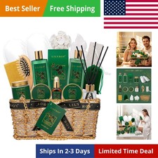 18-Piece Mother's Day Gift Basket for Mom, Gifts for Women - Spa Gift Basket ...