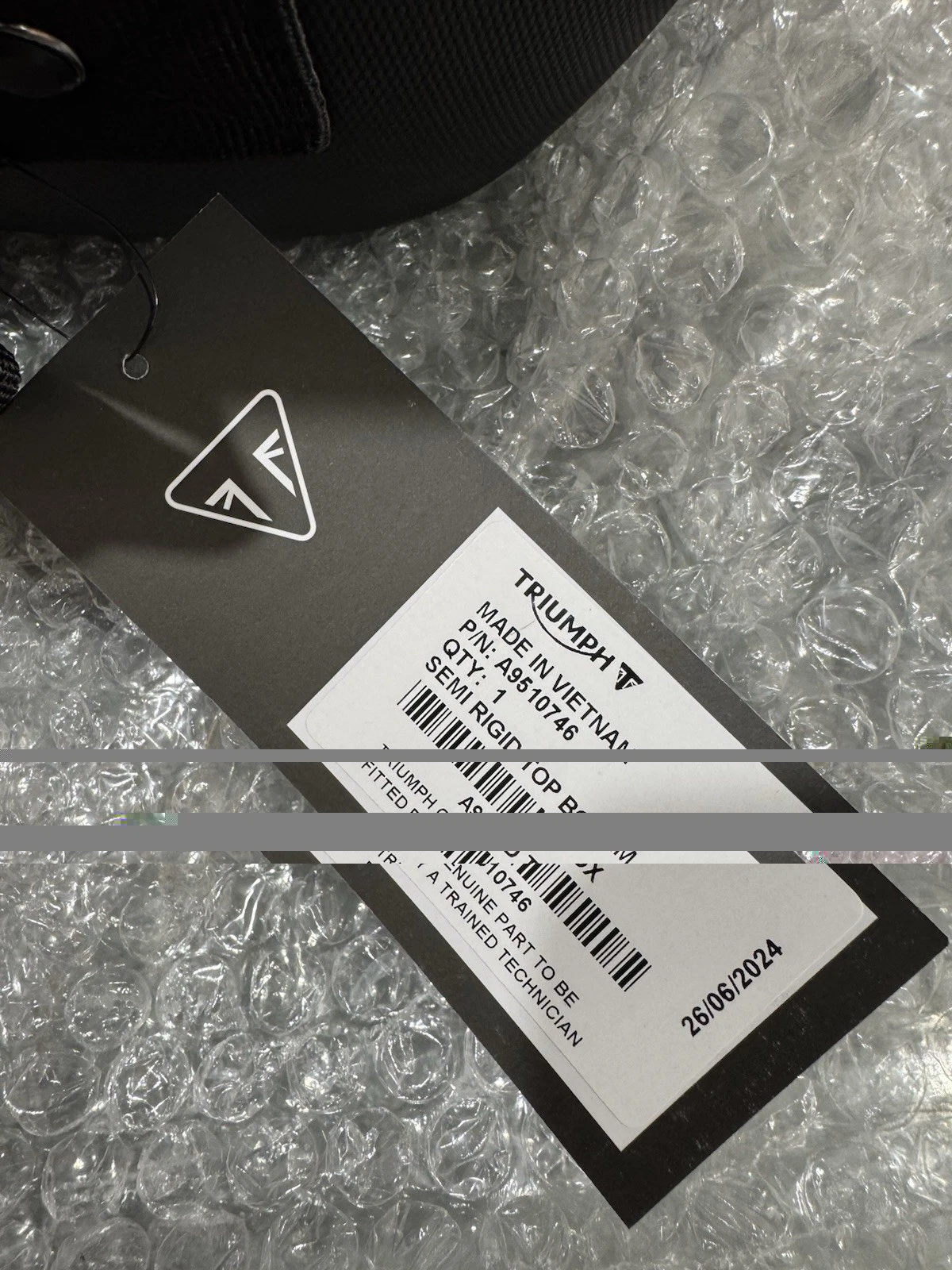 Triumph Scrambler 400 Semi Rigid Top Box Kit A9510901 Brand New In Box 7
