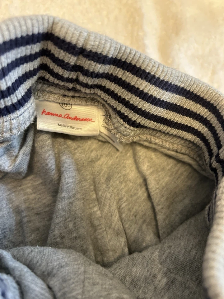 Hannah Anderson Boys Size 4 Cargo Pants Lightly Lined With Elastic Waist - Image 3 of 4