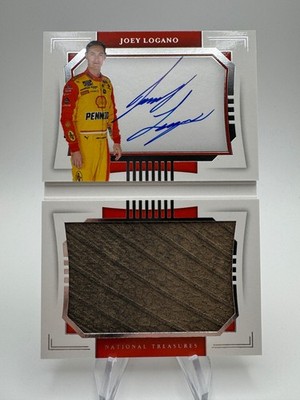 2021 National Treasures JOEY LOGANO Tires Booklet Patch Auto /25 #JL Race-Used