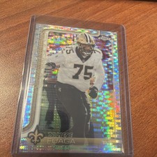 2025 Topps Chrome Taliese Fuaga Pulsar Refractor #219 New Orleans Saints