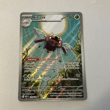 Carta Illustrazione Pokémon TCG Ninjask Holo 137/132 Me01: Mega Evoluzione Rara