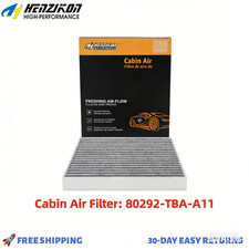 Premium Cabin Air Filter For Honda Civic Cr-v Cr-z Odyssey Fit Insight Integra