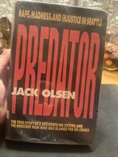 Predator Jack Olsen True Crime Fair Condition HC Sociopath Killer