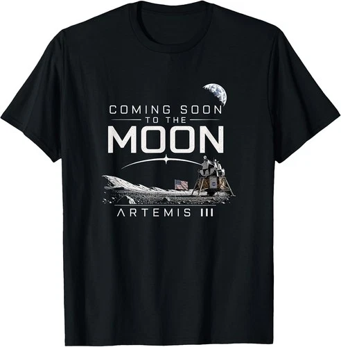 Artemis III Moonbound T-Shirt Space Exploration Tees Moon Mission Tee - product listing photo