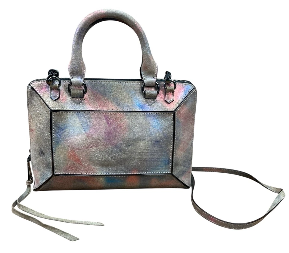 Bolso Bandolera AIMEE KESTENBERG Brillo Metálico Tie Dye Cuero Gunmetal (LEER) Foto 2 de 4