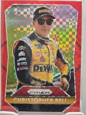 2025 Prizm Racing - #170 Christopher Bell - Throwback - Red Power Prizm /175