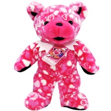 14inch PLUSH BEAR -FOOLISH HEART - ded77771 / Dead Bear Grateful Dead Plush
