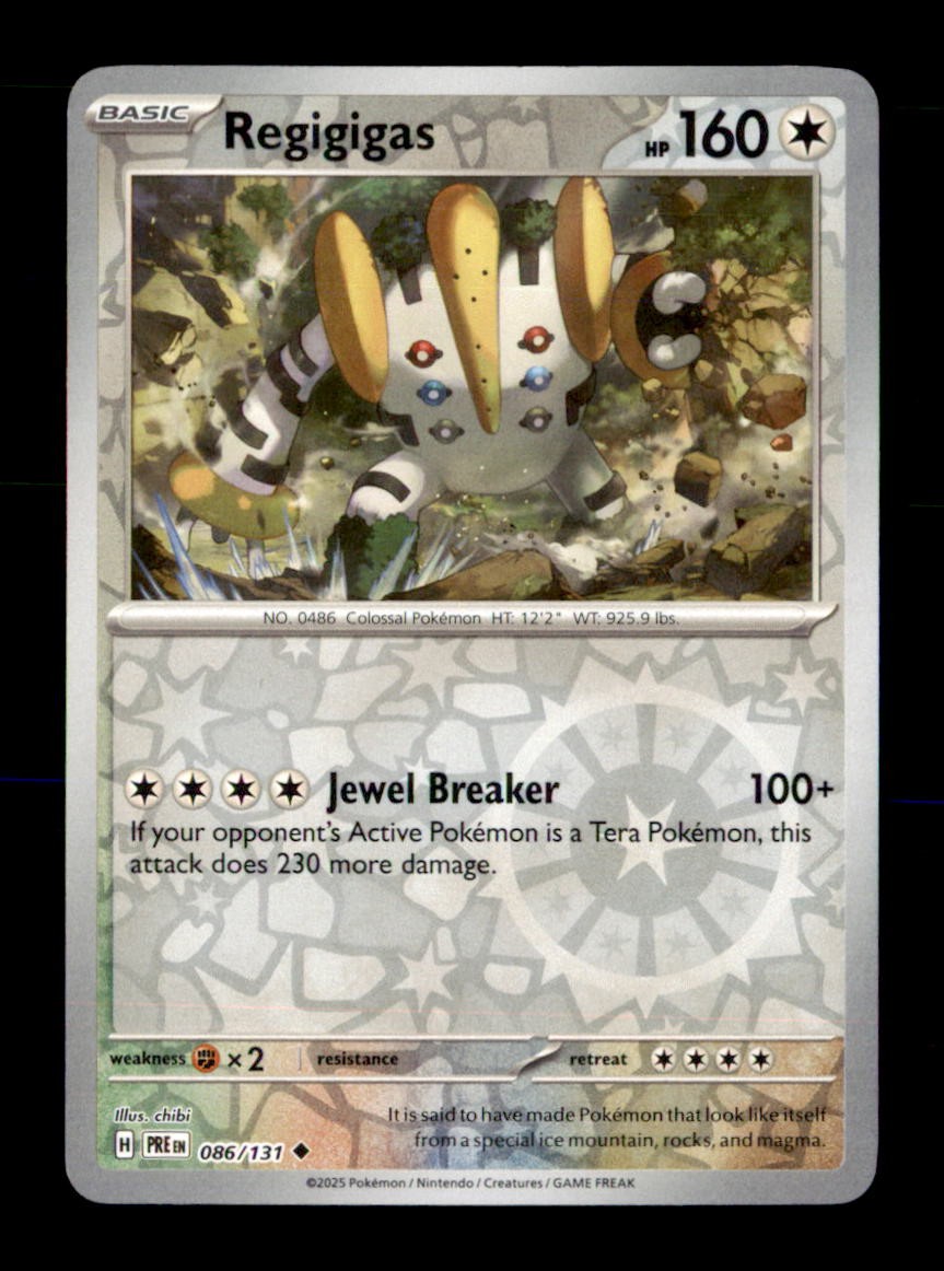 regigigas pokemon card price Regice Regirock Registeel  Legendary Lot  Journey Together 042/159 : Toys & Games this attack does 150 more damage Regigigas-EX - Next Destinies Pokmon