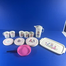 Strawberry Shortcake Tea Set 1990 Vintage Play Set