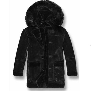 Jordan Craig DENALI SHEARLING JACKET Black winter jacket for men Fur Coat | eBay