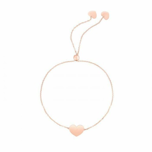 Bracciale Dell'Amicizia Bolo In Oro Giallo 14K Con Ciondolo Ape - Lunghezza 23,5 Cm