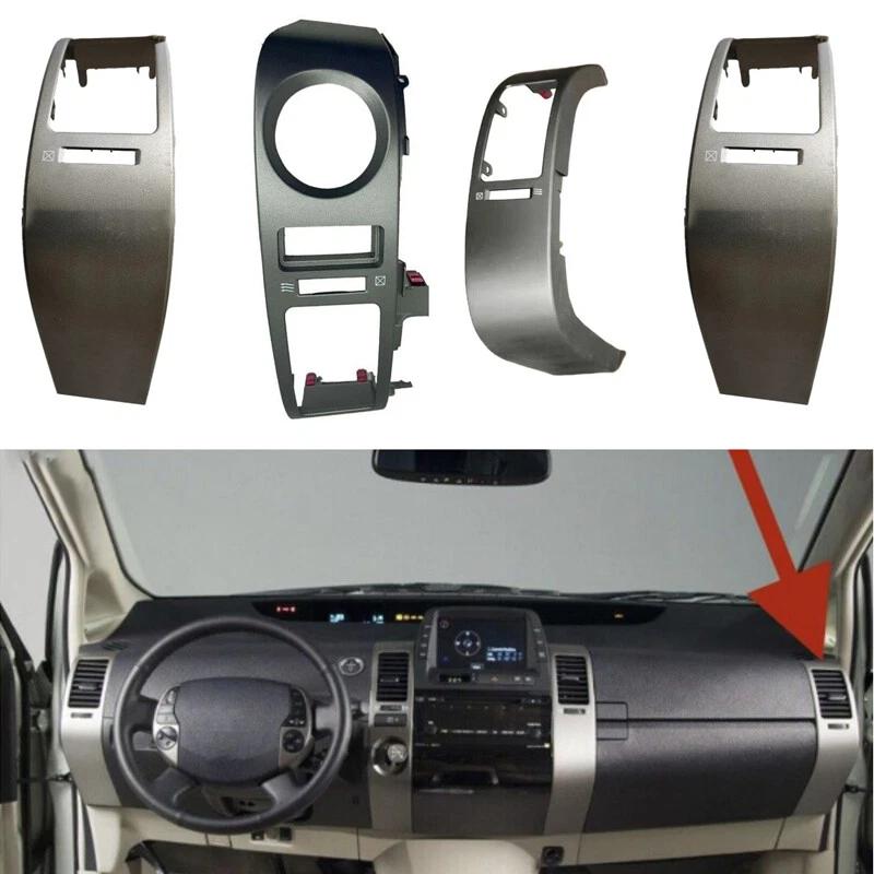 Tablero de aire acondicionado cubierta central panel moldura 55670-47060 para Toyota Prius 2004-2009 Foto 2 de 4