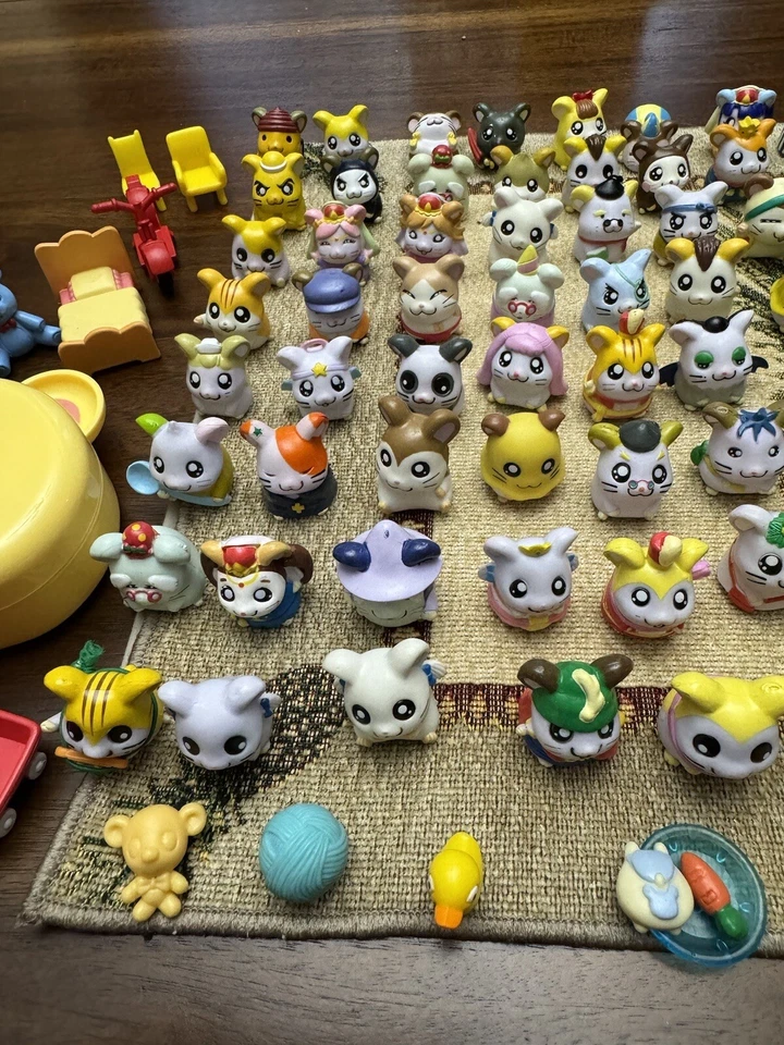 "Estatuilla colección 1,5"" anime Hamtaro años 2000 cantidad 123 - vintage - juguete" Foto 2 de 4