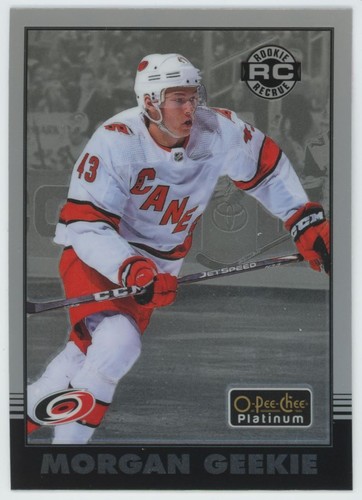 2020-21 O-Pee-Chee OPC Platinum Retro Morgan Geekie Rookie Carolina Hurricanes
