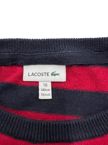 LACOSTE 5% Cashmere Crew Neck Sweater Pullover Kid's Boy's Size 10 y.o. (140) - Picture 4 of 9