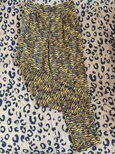 Vintage 80s Tiger Print Pants Size 10/12