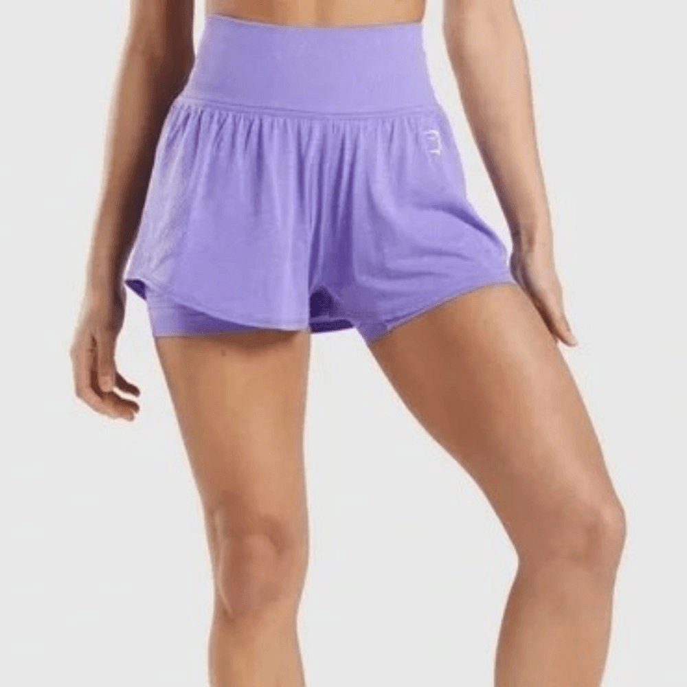 Gymshark Purple Vital Seamless High Waist Skort/Skirt/Shorts
