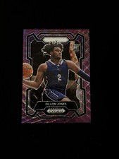 Dillon Jones Rookie Card Purple Wave Prizm 2024 Prizm Draft Picks #14. rookie card picture