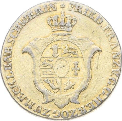 Mecklenburg-Schwerin - 2/3 Taler (Vaterlandsgulden) 1813 - Friedrich Franz I.