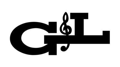 G&L Guitars Klebeschrift Aufkleber   19 cm schwarz