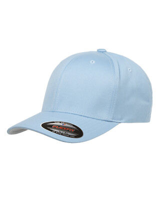 Flexfit ORIGINAL Adult Wooly Combed Twill Plain Baseball 6-Panel Cap Hat 6277