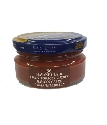 saphir tobacco Saphir Creme Surfine - Jar - 50 Ml - Made in France (Light Tobacco Brown)