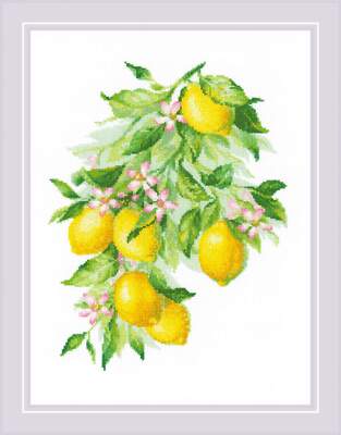 Riolis Counted Cross Stitch Kit Bright Lemons R2054