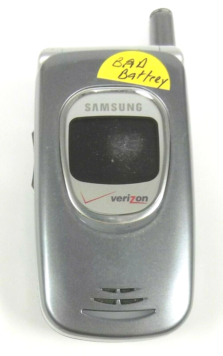 Samsung SCH-A530 - Gray and Silver ( Verizon ) Rare Cellular