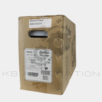 Riello UPS BVST8001RU 800VA Vision Tower Uninterruptible Power Supply, 640W