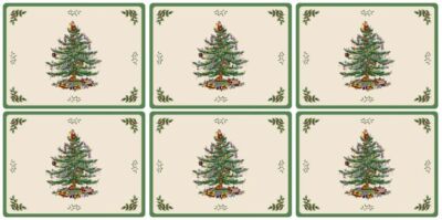 Pimpernel für Spode Christmas Tree Tischsets 6er Set
