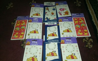  Winnie the Pooh  NEW! 11packages BY HALLMARK Disney Temporary Body Stickers 