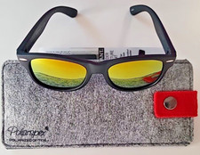 Polarspex Kids Sunglasses Matte Black Frame Mirror Lense 100 UV Protection