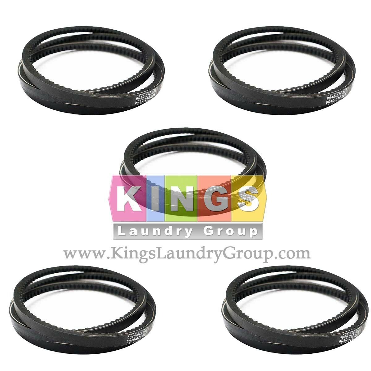 5 x Quality Belt for Dexter T400 & T600 Washers # 9040-076-005