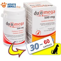 Candioli Duomega 500 Mg → 30 Capsule - Integratore Per Cani Di Piccola Taglia