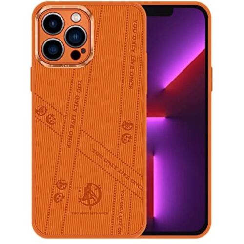 Ultra Thin Full Body Protective Soft Bumper iPhone 13 Pro 6.1” Case Orange - Picture 1 of 7