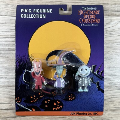 Nightmare Before Christmas Lock, Shock & Barrel PVC Figuren Jun Planning DMG Box