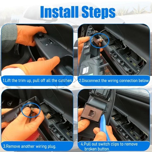 Master Power Window Control Switch for 2011 - 2015 Ford Explorer BB5T-14540-AGW - Picture 15 of 16