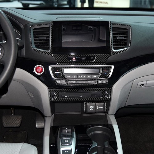 10pcs Carbon Fiber Interior Center Console Trim For Honda Ridgeline Pilot A - Picture 5 of 10