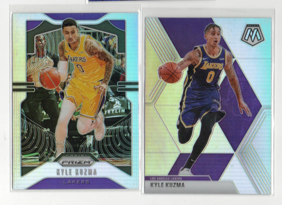 KYLE KUZMA LOS ANGELES LAKERS 2019-20 PANINI PRIZM SILVER MOSAIC  2X LOT