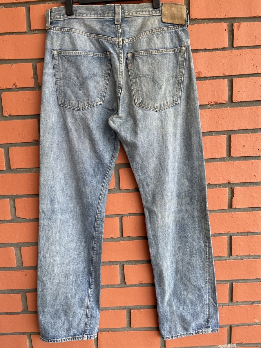Levis LVC 501XX Leather Patch Hidden Rivet 50's Stone Washed Levis LVC 501XX Leather Patch Hidden Rivet 50's Stone Washed