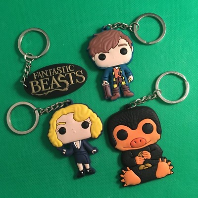 Fantastic Beasts / Harry Potter HP - Keyring Keychain Key Ring Chain Newt - NEW