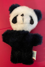 Vintage 1978 R. Dakin Panda Bear Plush Stuffed Animal 5" Tall Made in Korea