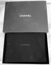 Authentic Chanel JEWELRY Empty STORAGE BOX  10”x 8”x 1 1/2”