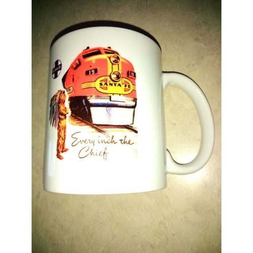 2003 Santa Fe Railroad Super Chief Train 15 oz Coffee Railroad Mug Cup Train