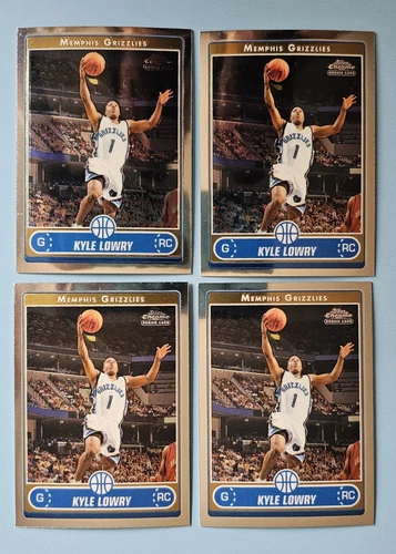 2006-07 Topps Chrome Set Break ROOKIE RC Kyle Lowry #162 ct/4