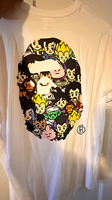 A BATHING APE Type MENS BAPE X DRAGON BALL Z APE HEAD TEE COLOR