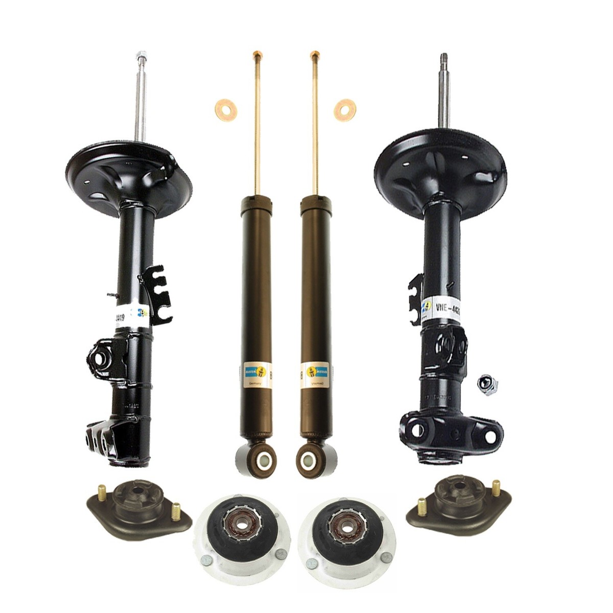 Bilstein Front Struts & Rear Shocks with Mounts Kit For BMW E36