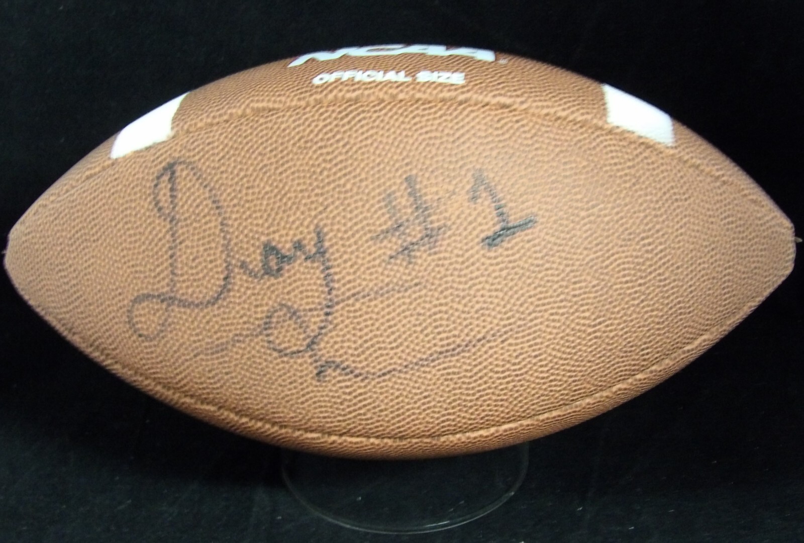 Darron Thomas Autographed Signed Oregon Ducks Wilson NCAA Football JSA Authenticated 