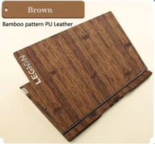 Bamboo Leather Laptop Sticker Skin Cover for Lenovo Legion 5 Pro 16" Gen 7 2022